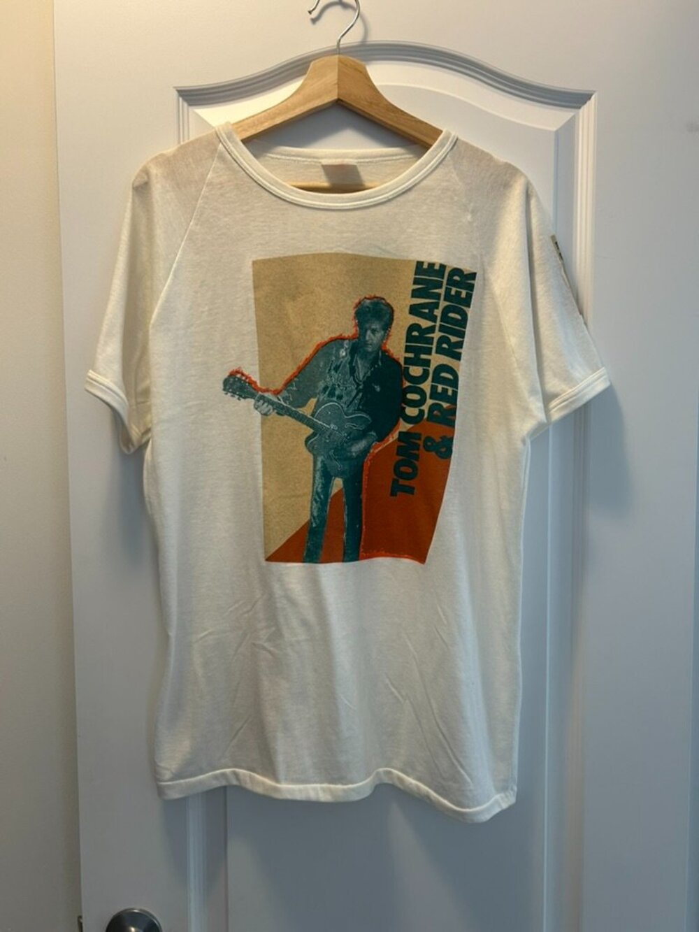 Vintage 1989 Tom Cochrane & Red Rider Victory Day Tour Shirt – Size M